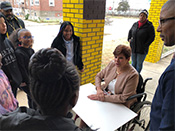 Senator Tartaglione spoke with students and faculty from Philadelphia’s Laura H. Carnell Elementary School