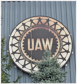  The UAW emblem