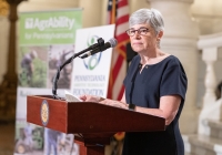 June 3, 2019: Senator Tartaglione addressed the annual press conference of the Pennsylvania Assistive Technology Foundation, which helps people with disabilities and older Pennsylvanians obtain assistive technology and provides them with financial assistance and education. This event was held on June 3 in the Main Capitol Rotunda.