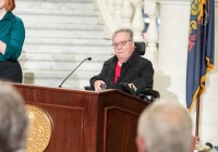 June 3, 2019: Senator Tartaglione addressed the annual press conference of the Pennsylvania Assistive Technology Foundation, which helps people with disabilities and older Pennsylvanians obtain assistive technology and provides them with financial assistance and education. This event was held on June 3 in the Main Capitol Rotunda.