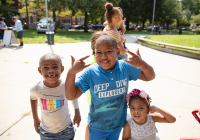 Picnic del Día de la Comunidad; Parque Fairhill Square