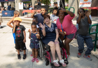 August 8, 2019 – State Sen. Christine Tartaglione’s Community Picnic was a huge hit with the children and their families who gathered at Fairhill Square Park today to delight in free music, hot dogs, soft pretzels, water ice, face painting, and the senator’s popular back-to-school backpack giveaway. Hundreds of youths walked away wearing new school bags on their shoulders and smiles on their faces.