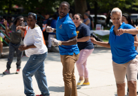 August 8, 2019 – State Sen. Christine Tartaglione’s Community Picnic was a huge hit with the children and their families who gathered at Fairhill Square Park today to delight in free music, hot dogs, soft pretzels, water ice, face painting, and the senator’s popular back-to-school backpack giveaway. Hundreds of youths walked away wearing new school bags on their shoulders and smiles on their faces.