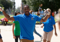 August 8, 2019 – State Sen. Christine Tartaglione’s Community Picnic was a huge hit with the children and their families who gathered at Fairhill Square Park today to delight in free music, hot dogs, soft pretzels, water ice, face painting, and the senator’s popular back-to-school backpack giveaway. Hundreds of youths walked away wearing new school bags on their shoulders and smiles on their faces.