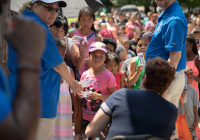 August 8, 2019 – State Sen. Christine Tartaglione’s Community Picnic was a huge hit with the children and their families who gathered at Fairhill Square Park today to delight in free music, hot dogs, soft pretzels, water ice, face painting, and the senator’s popular back-to-school backpack giveaway. Hundreds of youths walked away wearing new school bags on their shoulders and smiles on their faces.