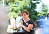 22 de agosto de 2019: La senadora Christine M. Tartaglione organiza un picnic comunitario anual en el parque Wissinoming.