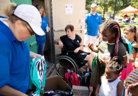 22 de agosto de 2019: La senadora Christine M. Tartaglione organiza un picnic comunitario anual en el parque Wissinoming.