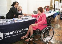 October 3, 2023: Senator Christine Tartaglione  hosted a Disability Awareness Day event in the Capitol rotunda.