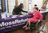 October 3, 2023: Senator Christine Tartaglione  hosted a Disability Awareness Day event in the Capitol rotunda.