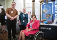 October 3, 2023: Senator Christine Tartaglione  hosted a Disability Awareness Day event in the Capitol rotunda.