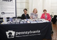 October 3, 2023: Senator Christine Tartaglione  hosted a Disability Awareness Day event in the Capitol rotunda.