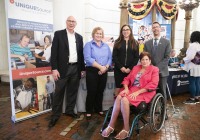 October 3, 2023: Senator Christine Tartaglione  hosted a Disability Awareness Day event in the Capitol rotunda.