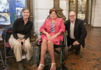 October 3, 2023: Senator Christine Tartaglione  hosted a Disability Awareness Day event in the Capitol rotunda.