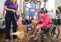 October 3, 2023: Senator Christine Tartaglione  hosted a Disability Awareness Day event in the Capitol rotunda.