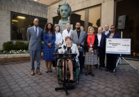 March 18, 2022 – Senator Christine Tartaglione (D-2) was joined by Senator Sharif Street (D-3) and Representative Stephen Kinsey (D-201) to present officials from Einstein Health Network with a $1 million mock check to expand the Emergency Department at Einstein Medical Center Philadelphia.