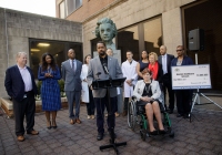 March 18, 2022 – Senator Christine Tartaglione (D-2) was joined by Senator Sharif Street (D-3) and Representative Stephen Kinsey (D-201) to present officials from Einstein Health Network with a $1 million mock check to expand the Emergency Department at Einstein Medical Center Philadelphia.