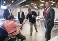 September 21, 2023: Sens. Tartaglione, Kane and Kearney visited the IBEW Local 126 Training and Safety Center in Worcester Township, Montgomery County today for a tour of the facility and a discussion of the future of broadband and employment training in Pennsylvania.