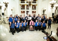 March 19, 2019: Senator Christine Tartaglione and State Rep. Jared Solomon hosted volunteers from the International We Love U Foundation at the Pennsylvania Capitol today and presented them with a Certificate of Recognition for their many community service projects in the 2nd Senatorial District and Greater Philadelphia.