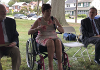 September 12, 2019: Senator Tartaglione helps to dedicate Anna T. Jeanes Historical Marker.