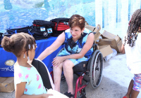 August 16, 2019 – State Senator Christine Tartaglione handed out free backpacks and back-to-school supplies to more than 400 appreciative children at the Lawncrest Recreation Center yesterday as she hosted a Community Picnic at the bustling neighborhood playground for the first time in the 15-year history of her late-summer event series.