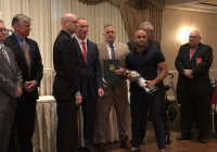 September 8, 2019: Senator Tartaglione honored hero Philadelphia Fire Fighters and Paramedics at the annual Local 22 Recognition Day.
