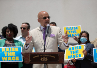 July 9, 2021: Hughes, Tartaglione Mark 15th Anniversary of Minimum Wage Bill with State’s Leaders