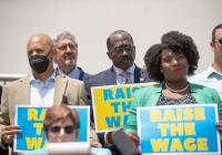 July 9, 2021: Hughes, Tartaglione Mark 15th Anniversary of Minimum Wage Bill with State’s Leaders