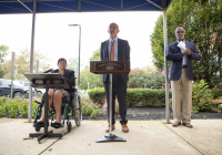 State Senator Christine Tartaglione (D-2nd District) was joined by state Senator Art Haywood (D-4th District) today at MossRehab/Einstein Medical Center-Elkins Park to present a $1 million redevelopment grant to support the expansion of Moss’ Brain Injury Rehabilitation Center.