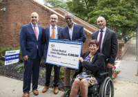 State Senator Christine Tartaglione (D-2nd District) was joined by state Senator Art Haywood (D-4th District) today at MossRehab/Einstein Medical Center-Elkins Park to present a $1 million redevelopment grant to support the expansion of Moss’ Brain Injury Rehabilitation Center.
