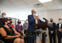 September 16, 2021 – At the request of state Senator Christine Tartaglione, Governor Tom Wolf, state leaders, and local stakeholders visited Philadelphia’s Kensington neighborhood today to assess the devastating effects of the opioid epidemic and to discuss new strategies for ending the crisis while revitalizing the community.