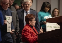 February 5, 2024: Senator Tartaglione joined hundreds of Pennsylvania union representatives and elected officials in a significant gathering to advocate for state-wide workplace safety standards. 