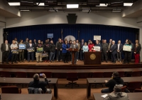 February 5, 2024: Senator Tartaglione joined hundreds of Pennsylvania union representatives and elected officials in a significant gathering to advocate for state-wide workplace safety standards. 