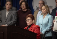 February 5, 2024: Senator Tartaglione joined hundreds of Pennsylvania union representatives and elected officials in a significant gathering to advocate for state-wide workplace safety standards. 