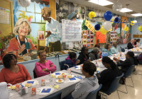 October 18, 2019:  Senator Tartaglione helped the Peter Bressi Northeast Senior Center celebrate its 35th anniversary in a big way on Friday as she announced that the center has been awarded a $100,000 grant from the state to grow its programming for seniors in the Frankford section of Philadelphia.  “This is for all the hard work that you do with such little money,” Senator Tartaglione told dozens of the center’s members during their anniversary lunch. “And you try to expand your services. So this is truly my pleasure.”