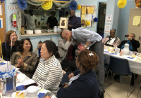 October 18, 2019:  Senator Tartaglione helped the Peter Bressi Northeast Senior Center celebrate its 35th anniversary in a big way on Friday as she announced that the center has been awarded a $100,000 grant from the state to grow its programming for seniors in the Frankford section of Philadelphia.  “This is for all the hard work that you do with such little money,” Senator Tartaglione told dozens of the center’s members during their anniversary lunch. “And you try to expand your services. So this is truly my pleasure.”