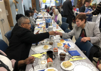 October 18, 2019:  Senator Tartaglione helped the Peter Bressi Northeast Senior Center celebrate its 35th anniversary in a big way on Friday as she announced that the center has been awarded a $100,000 grant from the state to grow its programming for seniors in the Frankford section of Philadelphia.  “This is for all the hard work that you do with such little money,” Senator Tartaglione told dozens of the center’s members during their anniversary lunch. “And you try to expand your services. So this is truly my pleasure.”