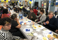 October 18, 2019:  Senator Tartaglione helped the Peter Bressi Northeast Senior Center celebrate its 35th anniversary in a big way on Friday as she announced that the center has been awarded a $100,000 grant from the state to grow its programming for seniors in the Frankford section of Philadelphia.  “This is for all the hard work that you do with such little money,” Senator Tartaglione told dozens of the center’s members during their anniversary lunch. “And you try to expand your services. So this is truly my pleasure.”