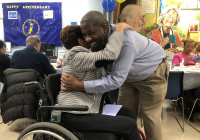 October 18, 2019:  Senator Tartaglione helped the Peter Bressi Northeast Senior Center celebrate its 35th anniversary in a big way on Friday as she announced that the center has been awarded a $100,000 grant from the state to grow its programming for seniors in the Frankford section of Philadelphia.  “This is for all the hard work that you do with such little money,” Senator Tartaglione told dozens of the center’s members during their anniversary lunch. “And you try to expand your services. So this is truly my pleasure.”