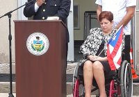 September 16, 2019: Senator Tartaglione attends Puerto Rican flag raising ceremony at Antonia Pantoja Charter School.
