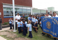 September 16, 2019: Senator Tartaglione attends Puerto Rican flag raising ceremony at Antonia Pantoja Charter School.