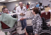 May 23, 2019 – As part of a statewide “RealJobs RealPay” Day of Action, Senator Tartaglione visited La Barberia in Suburban Station and highlighted the benefits of raising the minimum wage.