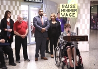 May 23, 2019 – As part of a statewide “RealJobs RealPay” Day of Action, Senator Tartaglione visited La Barberia in Suburban Station and highlighted the benefits of raising the minimum wage.