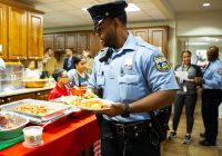 October 11, 2019:  State Senator Christine Tartaglione and state Representative Angel Cruz battled to a split decision in their cook-off at Ronald McDonald House in North Philadelphia.