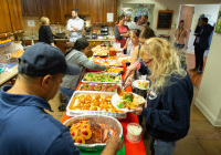 October 11, 2019:  State Senator Christine Tartaglione and state Representative Angel Cruz battled to a split decision in their cook-off at Ronald McDonald House in North Philadelphia.