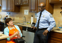 October 11, 2019:  State Senator Christine Tartaglione and state Representative Angel Cruz battled to a split decision in their cook-off at Ronald McDonald House in North Philadelphia.