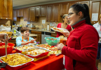 October 11, 2019:  State Senator Christine Tartaglione and state Representative Angel Cruz battled to a split decision in their cook-off at Ronald McDonald House in North Philadelphia.