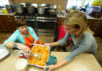 October 11, 2019:  State Senator Christine Tartaglione and state Representative Angel Cruz battled to a split decision in their cook-off at Ronald McDonald House in North Philadelphia.