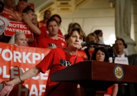 June 14, 2022: Senator Tartaglione attends a Nurses Safe Staffing Rally hosted by PASNAP  in Harrisburg.