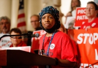 June 14, 2022: Senator Tartaglione attends a Nurses Safe Staffing Rally hosted by PASNAP  in Harrisburg.