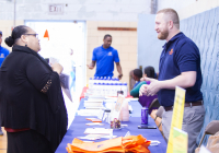 October 3, 2019:  Hundreds of Northeast Philadelphia-area senior citizens and their caregivers joined State Senator Christine M. Tartaglione for her Senior Expo today as she brought the annual event series to the Lawncrest Recreation Center for the first time in its more than 20-year history. Eager attendees collected valuable information from more than 50 vendors about topics ranging from health care to financial services to crime prevention.